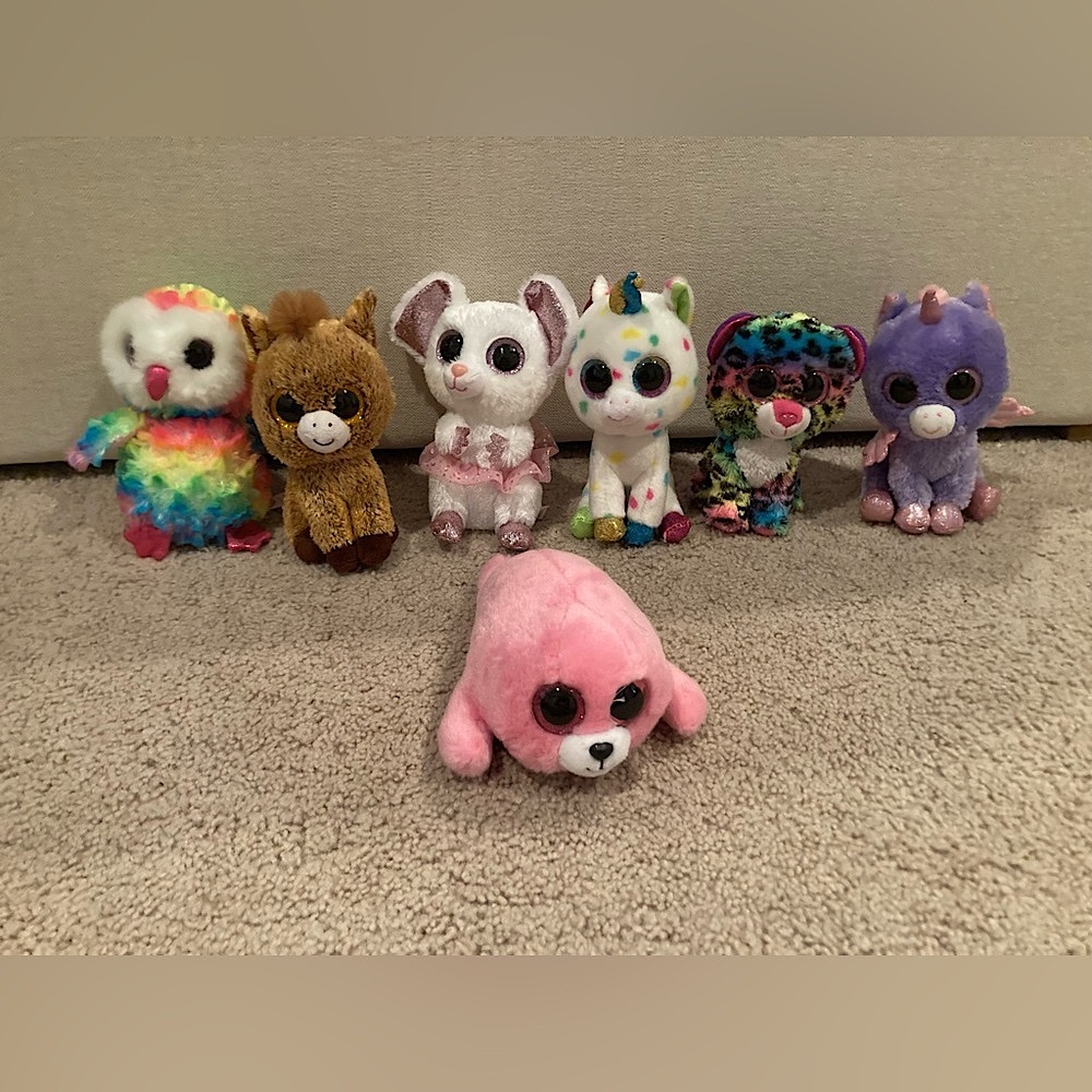 Lot of TY beanie boo plush